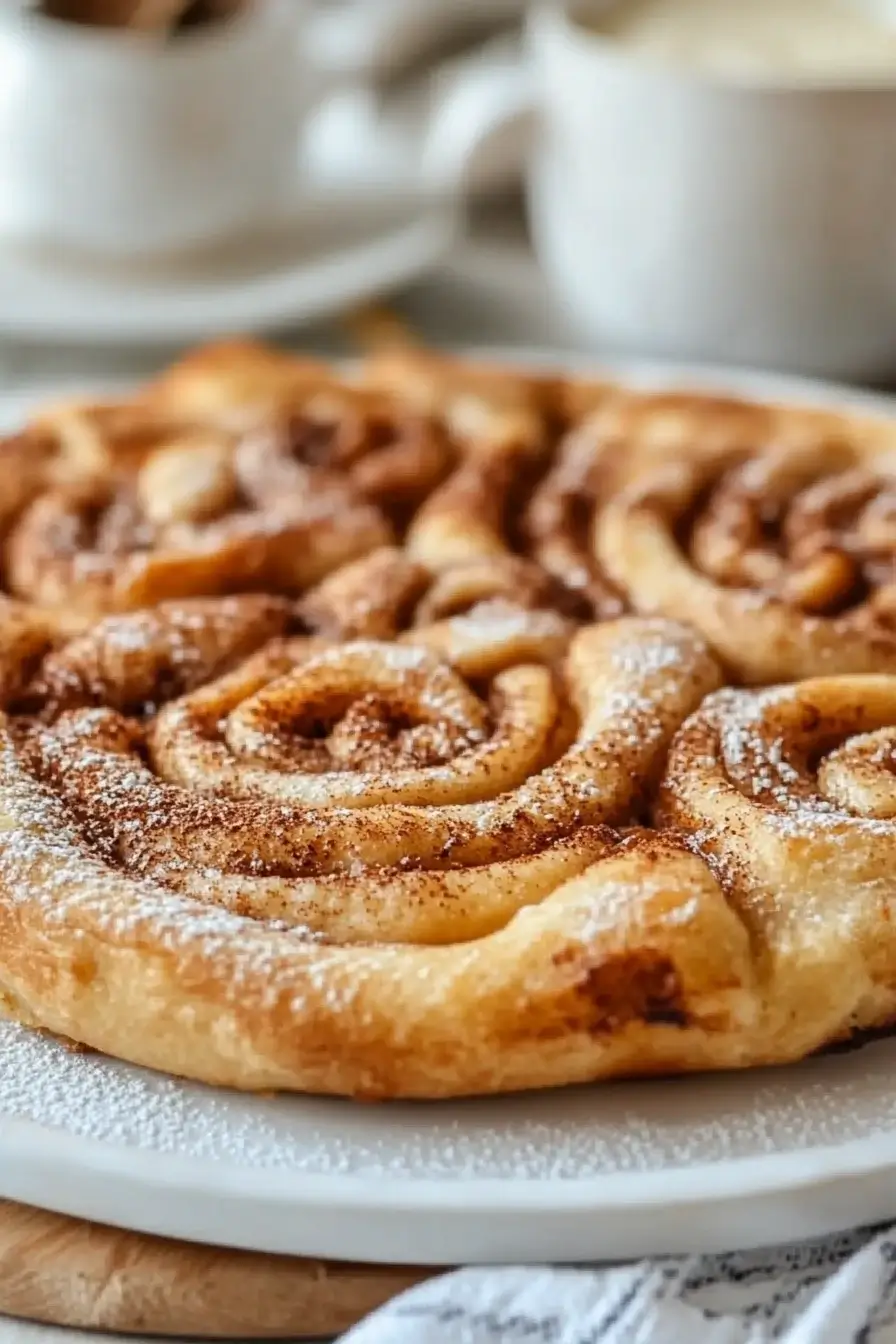 cinnamon sugar pizza