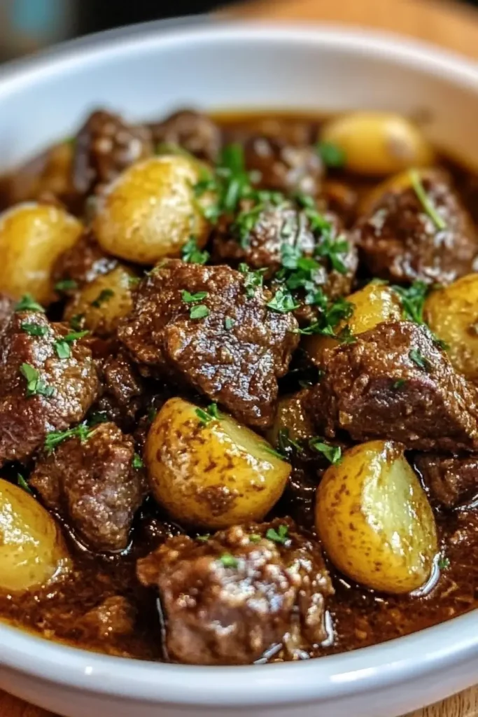 garlic butter beef bites