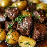 garlic butter beef bites