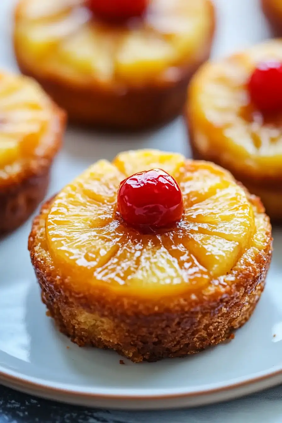 pineapple upside down cupcakes