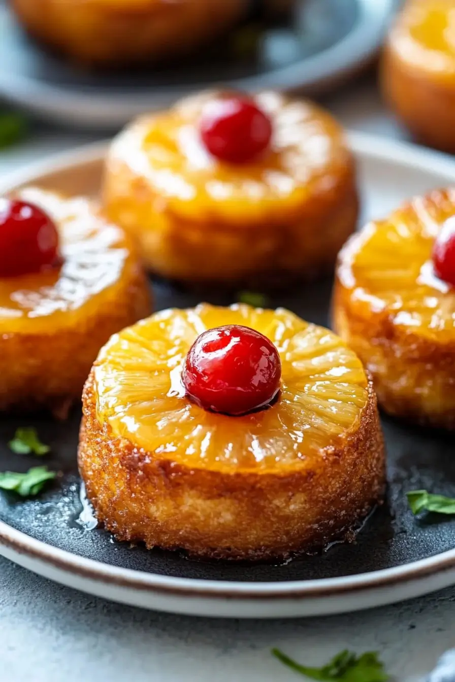 pineapple upside down cupcakes
