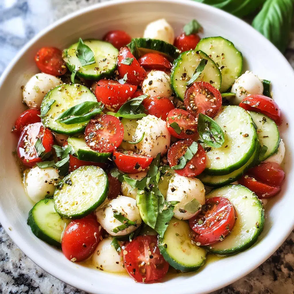 cucumber caprese