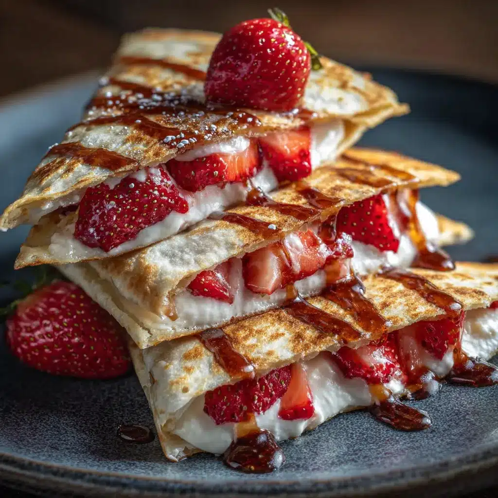 Strawberry Cream Cheese Quesadillas