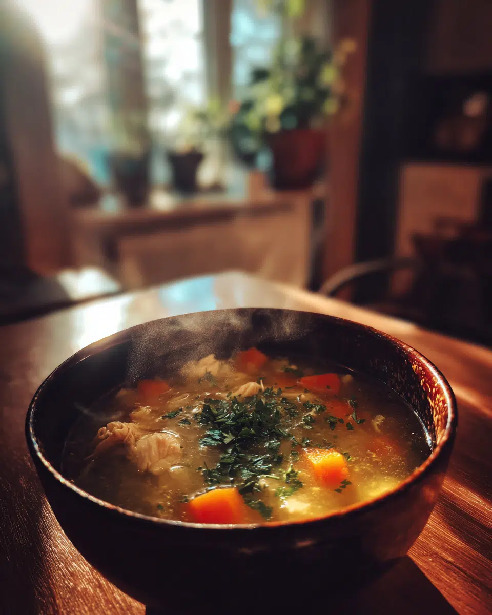 Looking for the ultimate comfort food? I'M Obsessed! Been Making This Chicken Soup Non-Stop and you'll understand why after one spoonful. Discover my secret recipe.