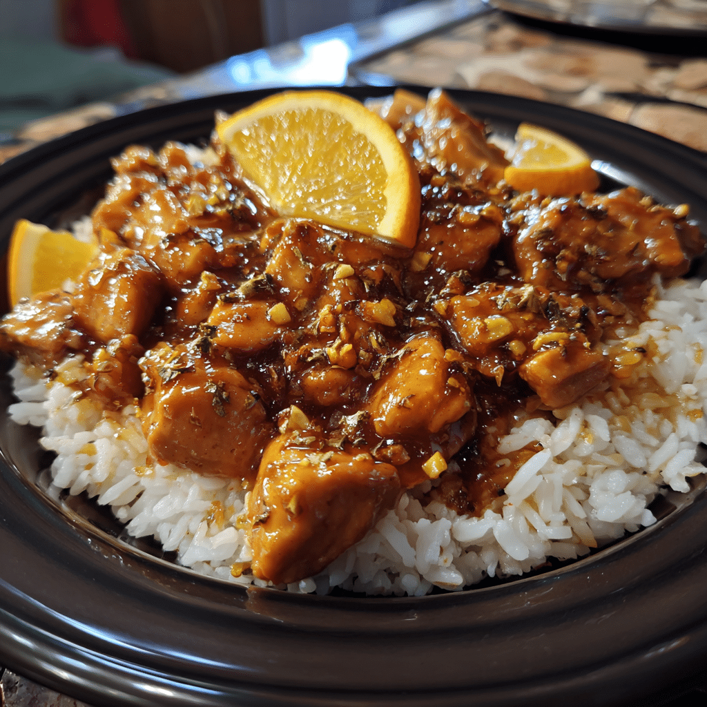 Crockpot Orange Chicken