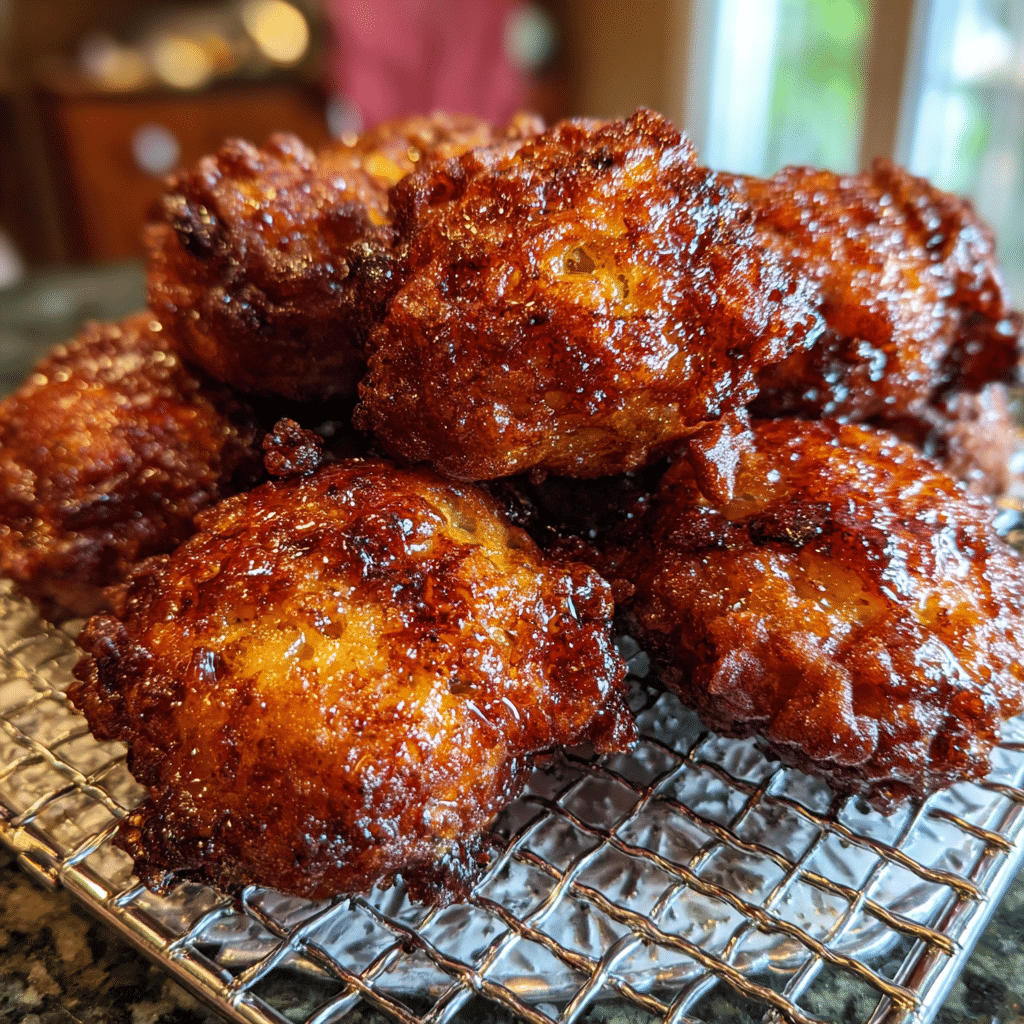 Free Air Fryer Apple Fritters