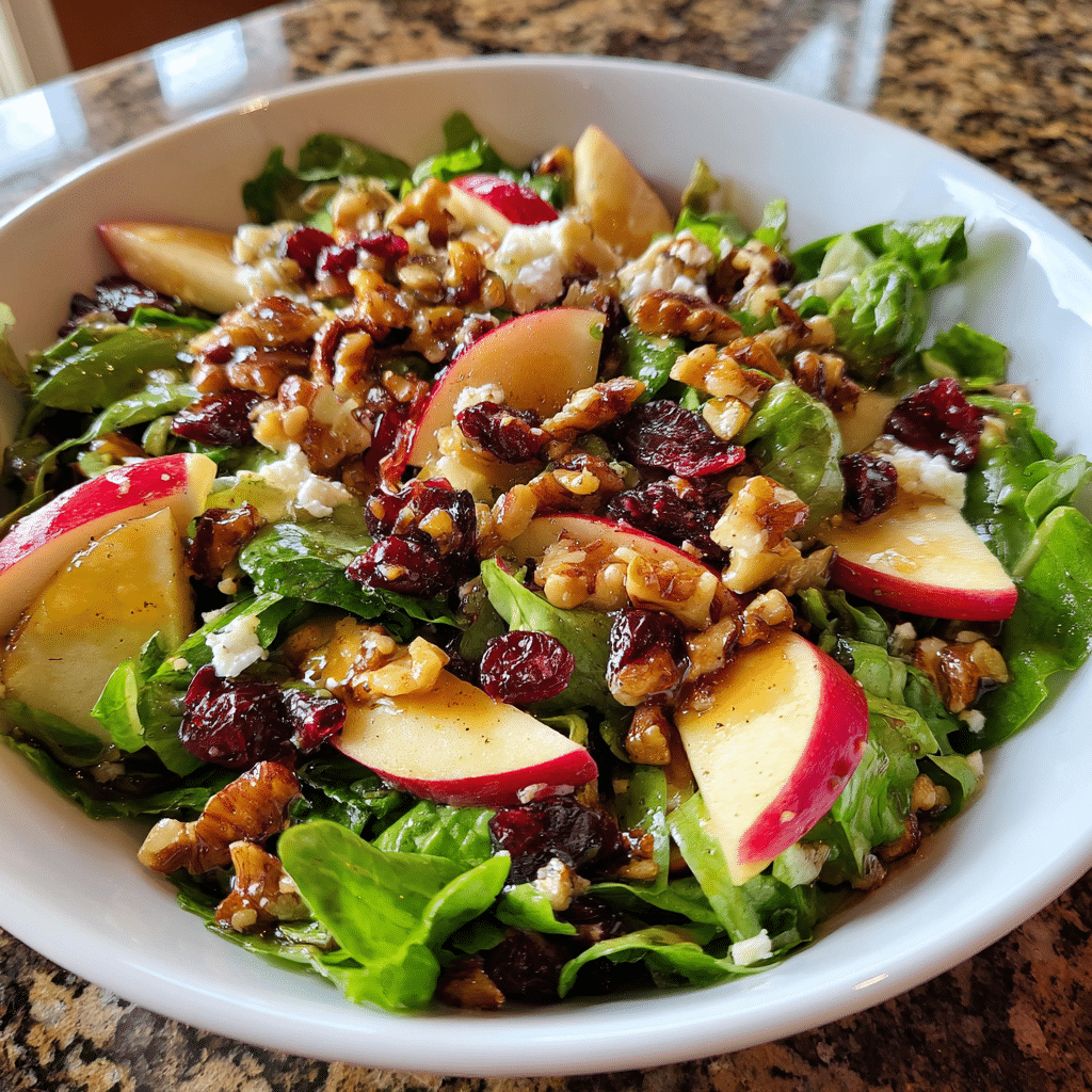 Apple Cranberry Walnut Salad