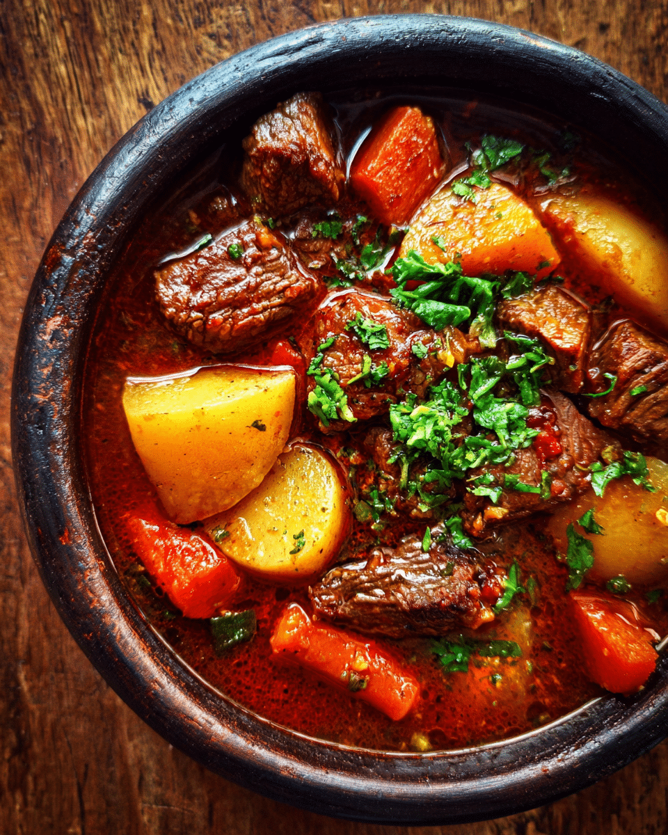 Craving ultimate comfort food? This hearty beef stew recipe delivers tender meat and rich flavors in every spoonful. Perfect for cold days and family dinners. Discover the secret to the most satisfying stew you'll ever make.