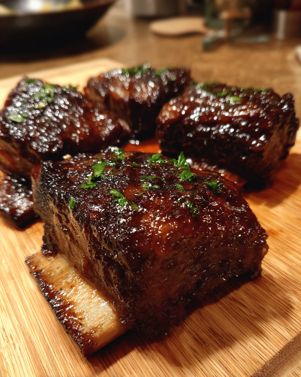 Craving restaurant-quality ribs at home? Learn how to make Classic Balsamic Bourbon Short Ribs with this foolproof recipe. Discover the secrets now!