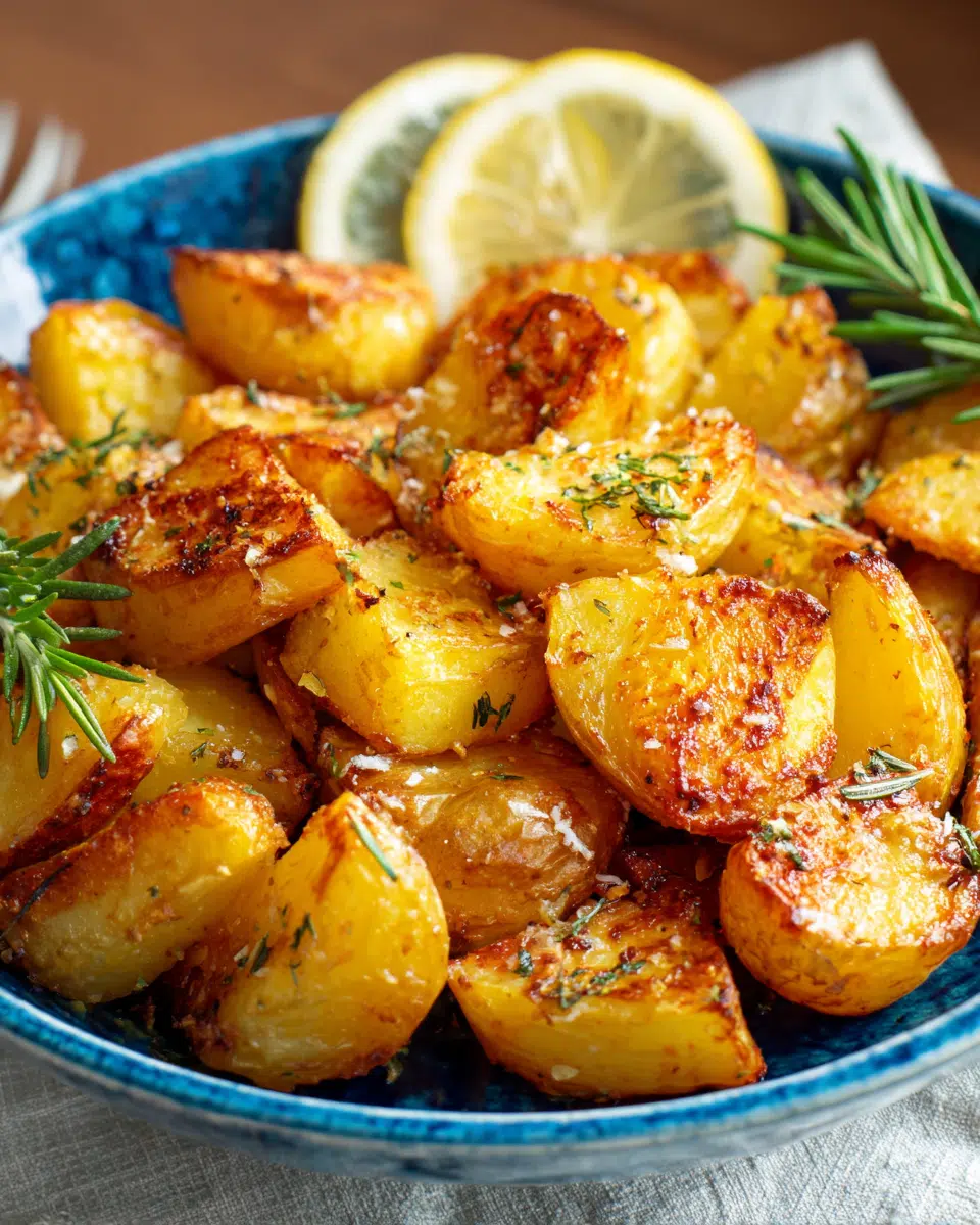 Craving authentic Greek flavors? Master Traditional Crispy Greek Lemon Potatoes with our foolproof recipe. Get golden, crispy edges every time. Discover now!