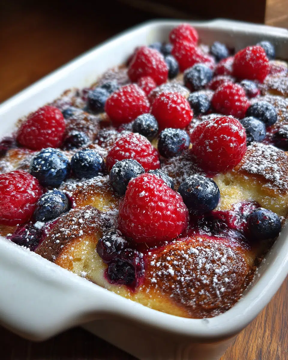 Want a stress-free morning meal that impresses? This Sweet Overnight Berry Breakfast Casserole recipe delivers fluffy, fruity perfection every time. Learn pro tips for the ultimate make-ahead breakfast. Try it today!