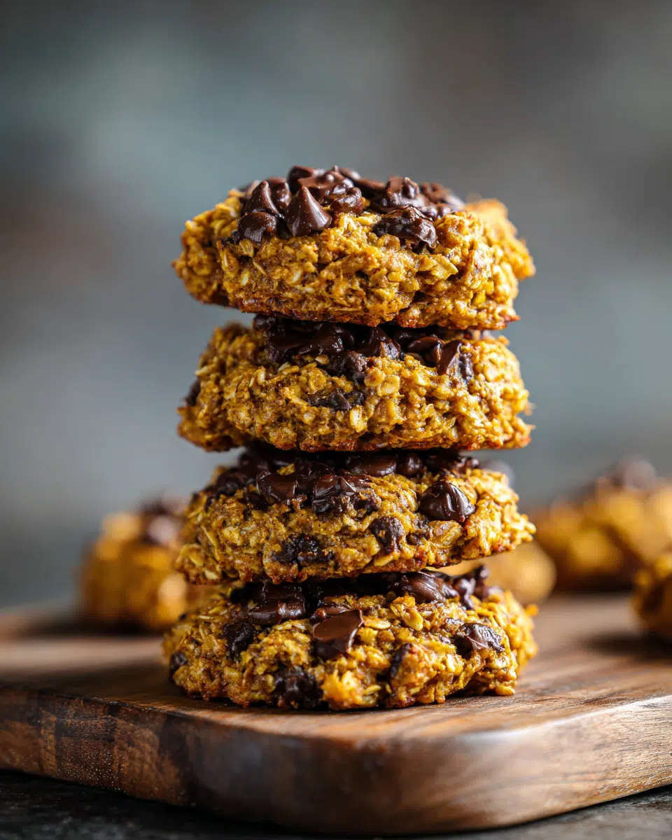 Looking for a simple fall treat? These Dairy-Free 3 Ingredient Pumpkin Oat Cookies are quick, healthy, and deliciously soft. Perfect for busy bakers! Discover how easy they are to make.