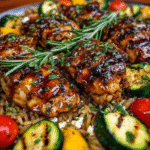 Tired of boring weeknight dinners? Learn how Balsamic Glazed Chicken & Orzo with Feta & Grilled Zucchini transforms your meal routine with gourmet flavor and easy preparation. Discover now!