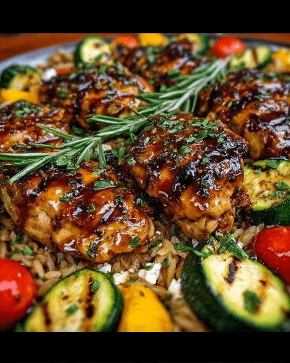 Tired of boring weeknight dinners? Learn how Balsamic Glazed Chicken & Orzo with Feta & Grilled Zucchini transforms your meal routine with gourmet flavor and easy preparation. Discover now!