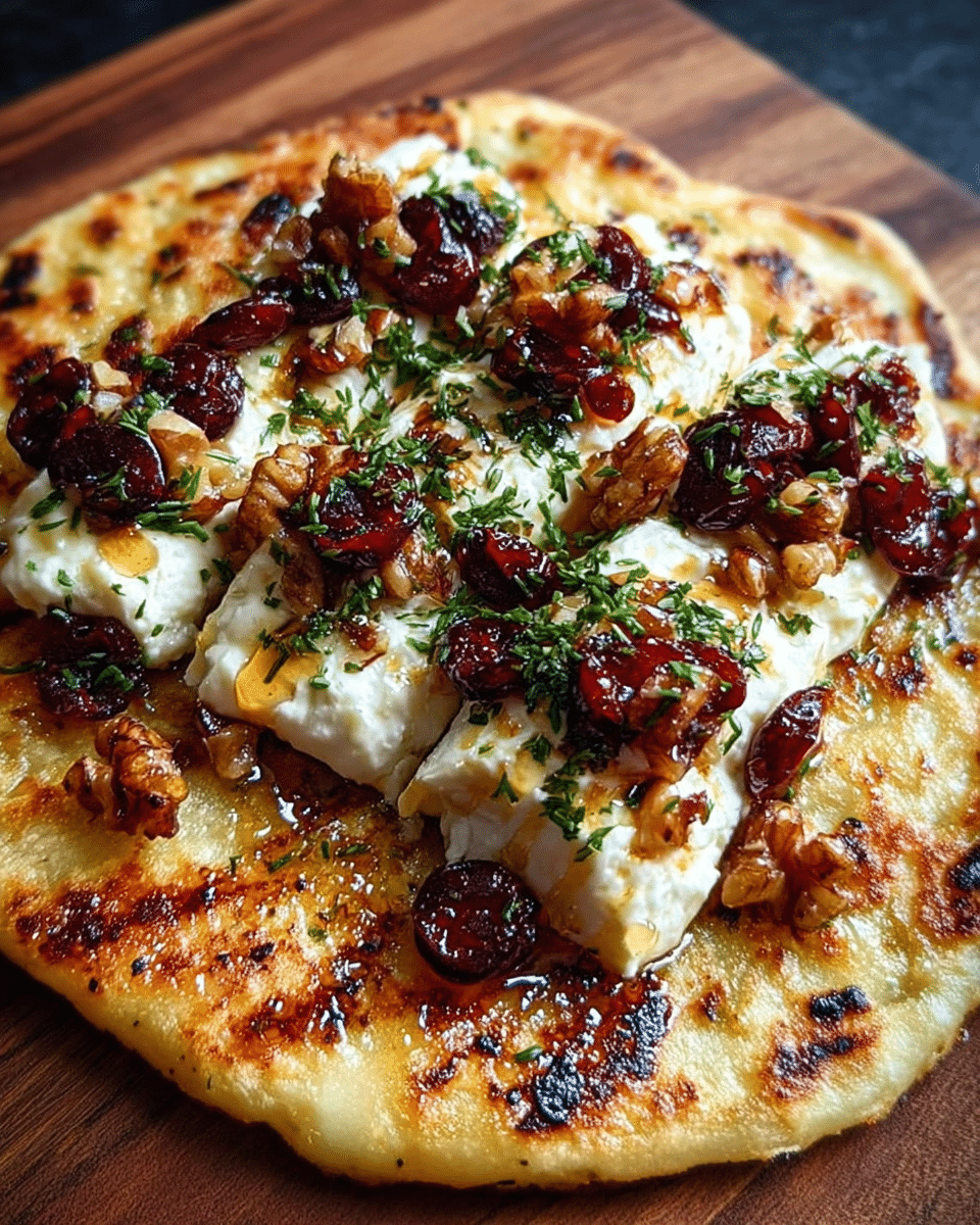 Craving a gourmet appetizer that's crispy, creamy, and utterly delectable? Our Crispy Flatbread with Brie, Cranberries & Toasted Walnuts delivers restaurant-quality flavor in every irresistible bite. Try now!