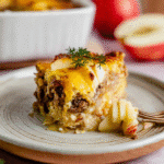 Craving a show stopping holiday brunch recipe? Our Apple Breakfast Casserole transforms your morning with layers of cinnamon-spiced apples and buttery goodness. Discover the ultimate holiday crowd pleaser!