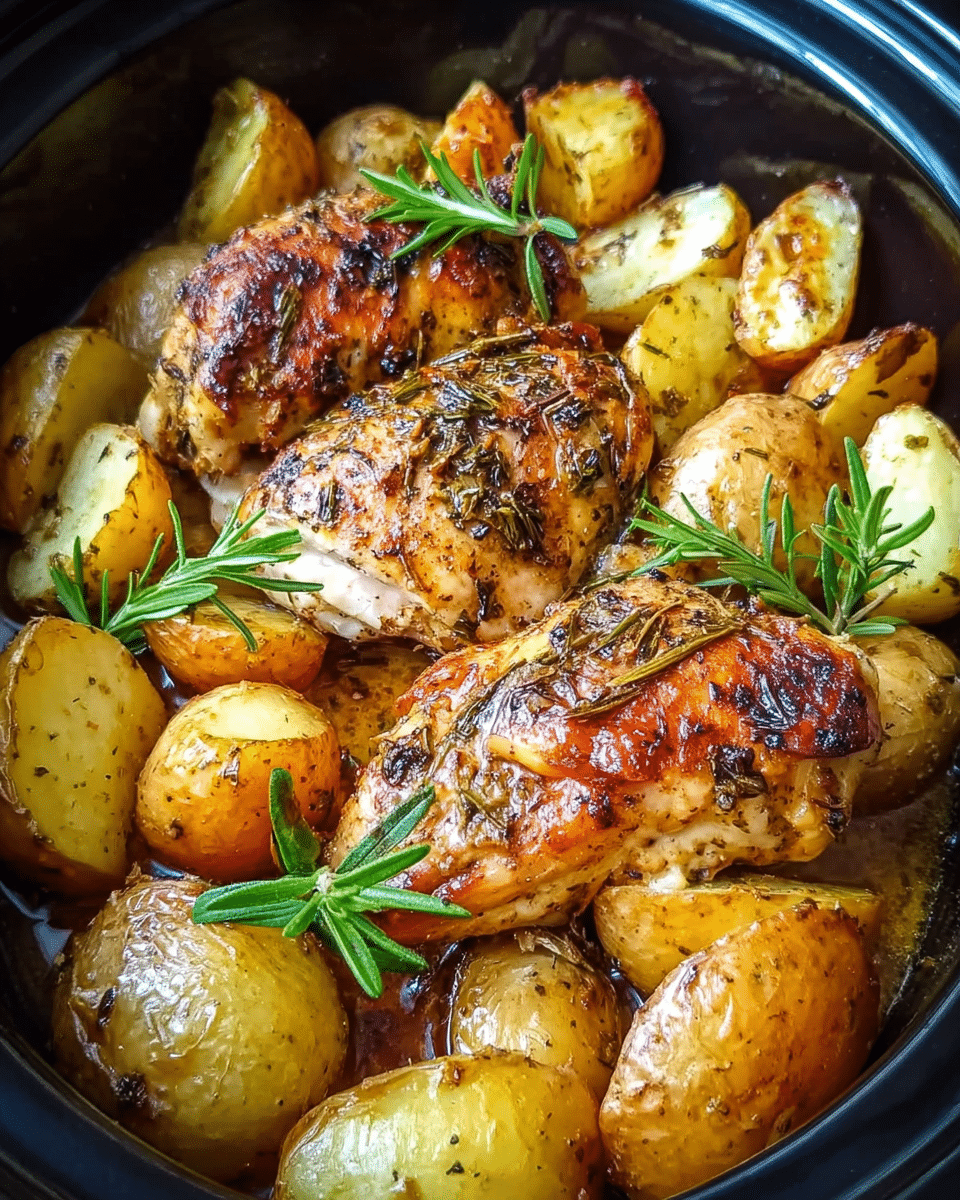 Craving a comforting meal that practically cooks itself? Learn how Slow Cooker Herb-Infused Chicken and Potatoes transforms weeknight dinners with minimal effort and maximum flavor. Discover now!