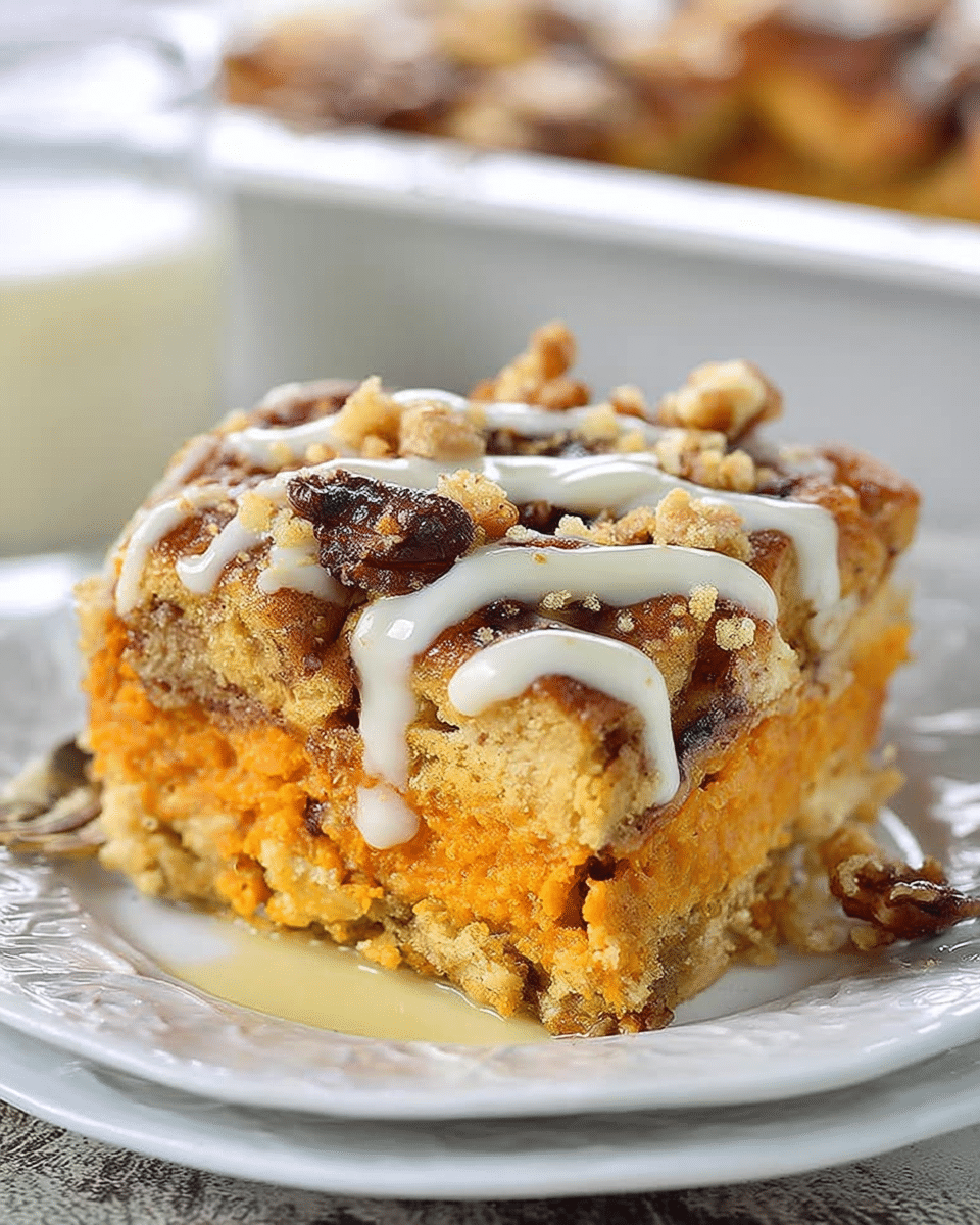 Craving a dessert that screams fall? Combine the warmth of pumpkin pie with gooey cinnamon rolls in this ultimate Pumpkin Pie Cinnamon Roll Casserole. Discover pure comfort! *Learn now*