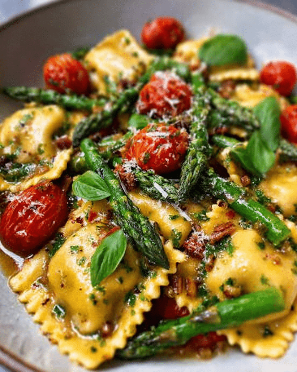 Craving a seasonal pasta masterpiece? Master Fresh Spring Ravioli with Asparagus and Tomatoes through our expert tips and transform your spring cooking game. Discover now!