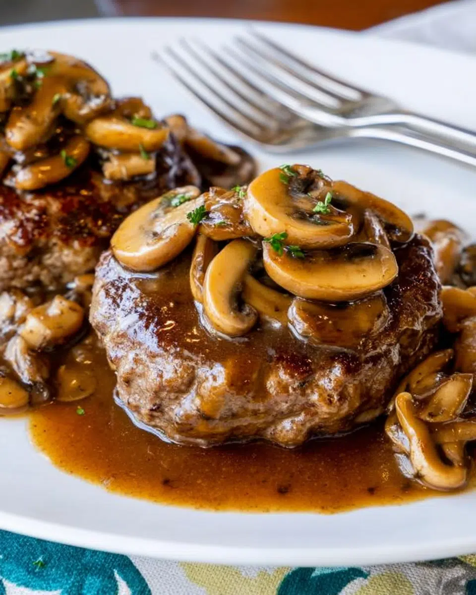 Craving a hearty dinner that brings comfort and flavor? Learn how to make the ultimate Salisbury Steak with Mushroom Gravy that'll have everyone asking for seconds. Discover now!