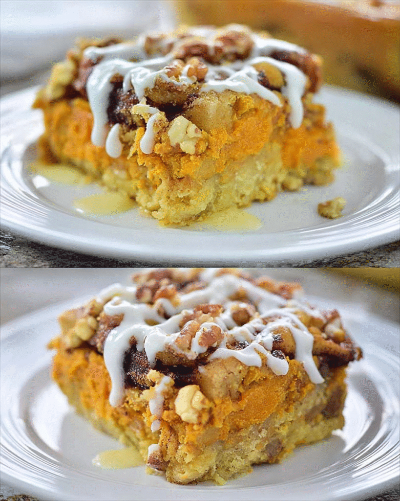 Pumpkin Pie Cinnamon Roll Casserole: A Dreamy Fall Dessert