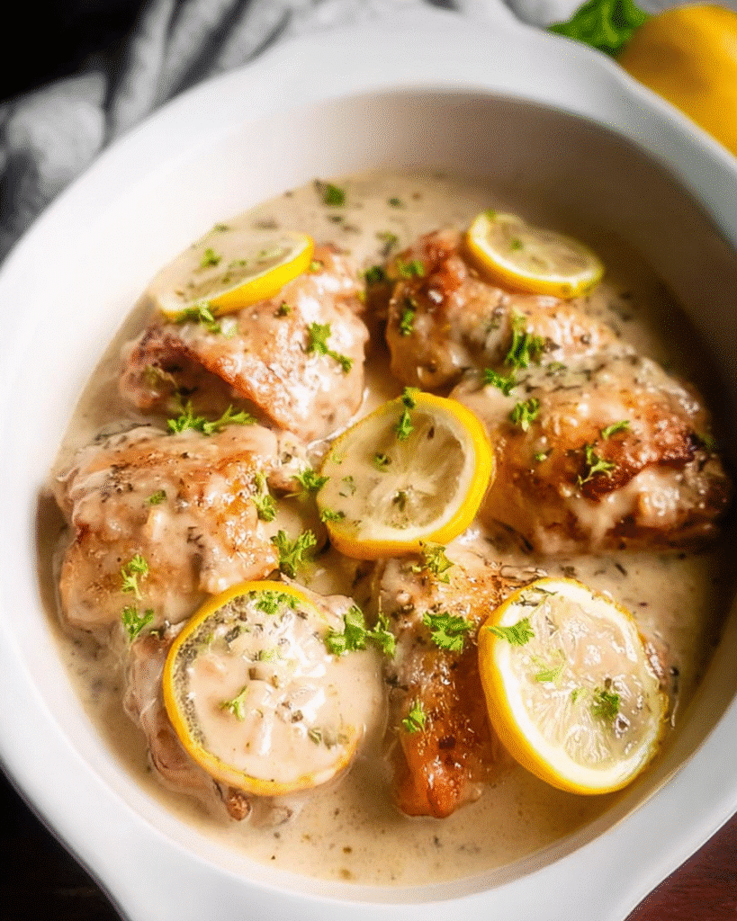 Slow Cooker Creamy Lemon Chicken: 5 Easy Weeknight Magic