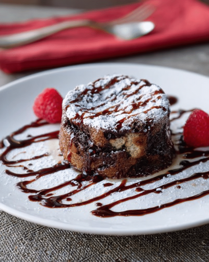 Chocolate-Drizzled Donut Bread Pudding: Decadent Dessert Magic!