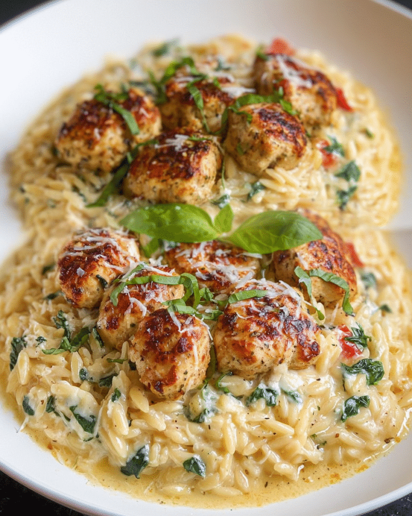 Creamy Ricotta Chicken and Orzo Skillet: Easy One-Pan Magic