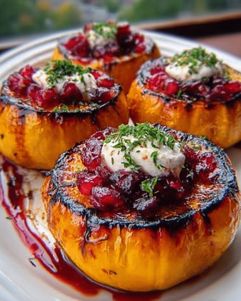 Honey-Glazed Acorn Squash: A Creamy Goat Cheese Dream