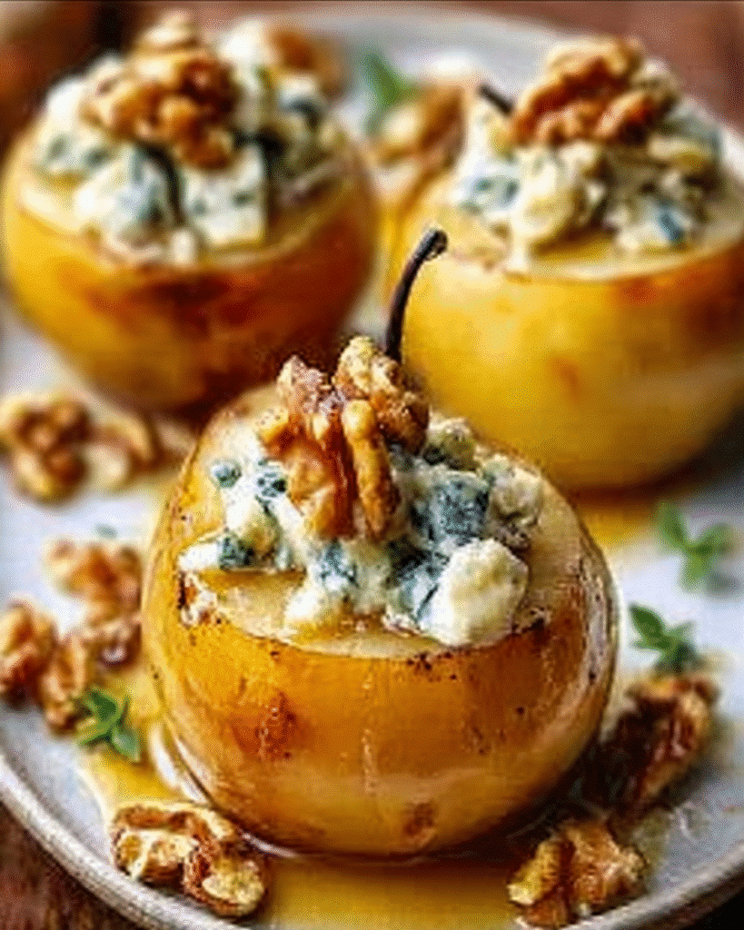 How Roasted Pears with Blue Cheese Will Wow Your Guests