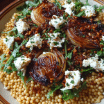 Caramelized Shallot Goat Cheese Couscous: A Flavor Explosion!